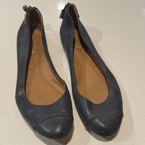Chloe Black Leather Women's Loafers